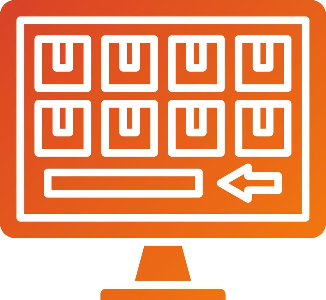 Initial Purchase Quantity Icon Style vector