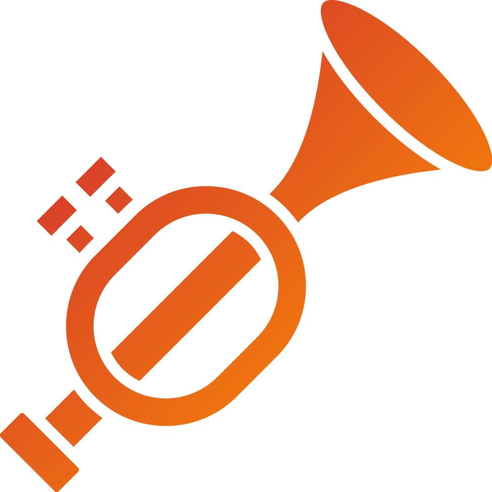 Trumpet Icon Style vector