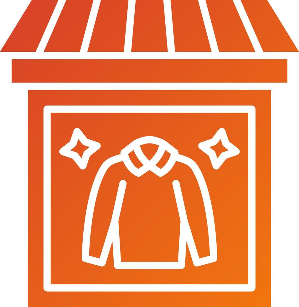 In Store Display Icon Style vector