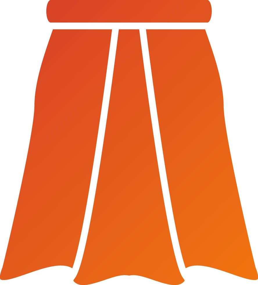Skirt Icon Style vector