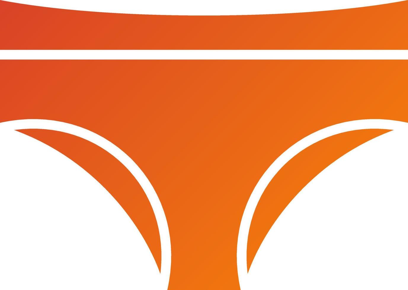 Underwear Icon Style vector