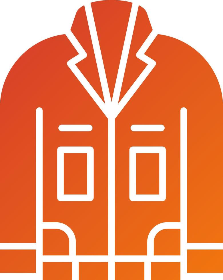 Coat Icon Style vector