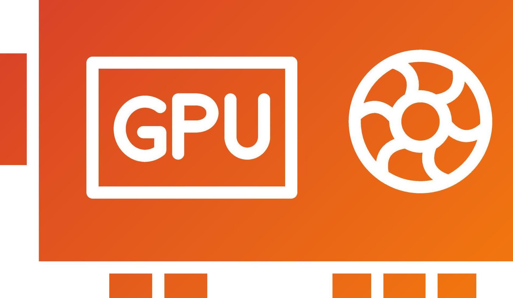Gpu Icon Style vector