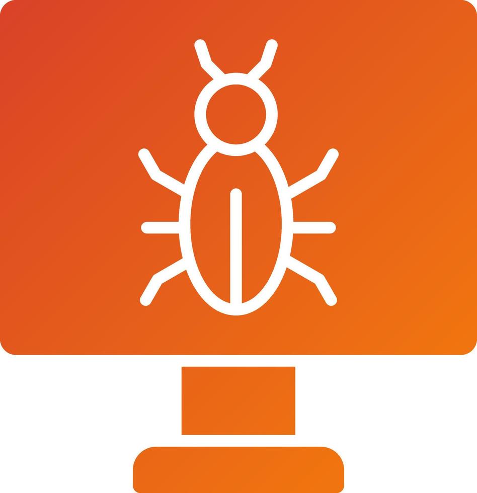 Bug Icon Style vector