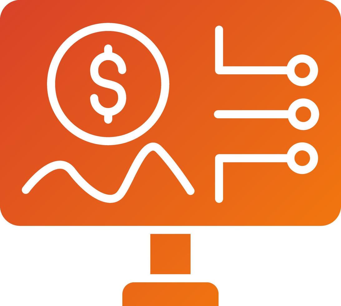 Cryptocurrency Investment Icon Style vector