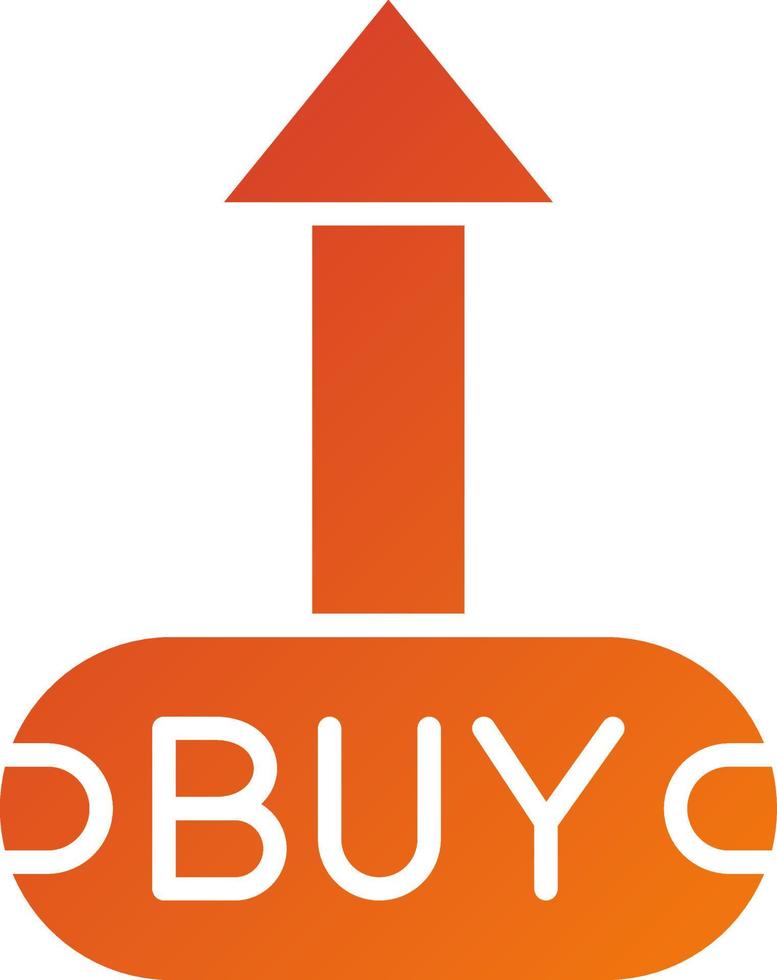 Buy Stocks Icon Style vector