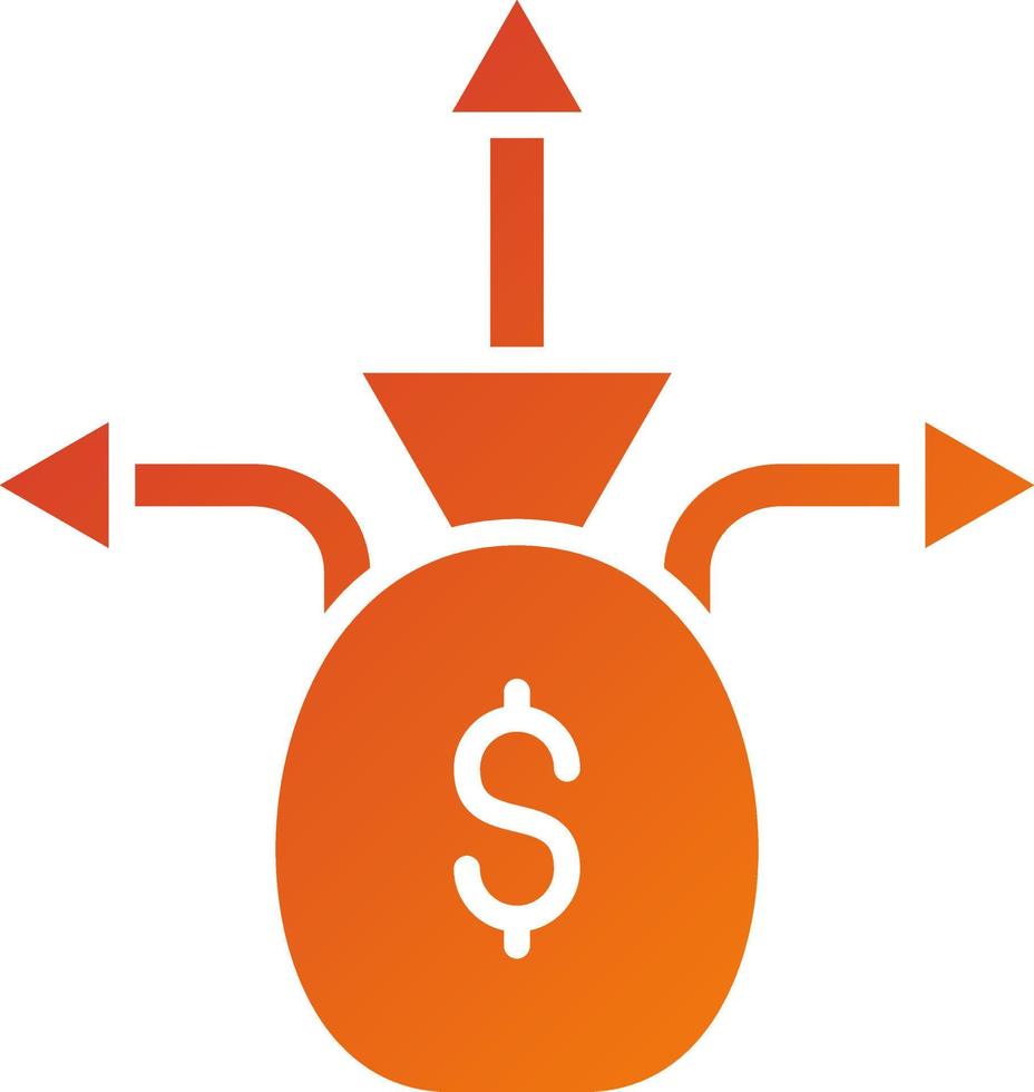 Investment Decision Icon Style vector