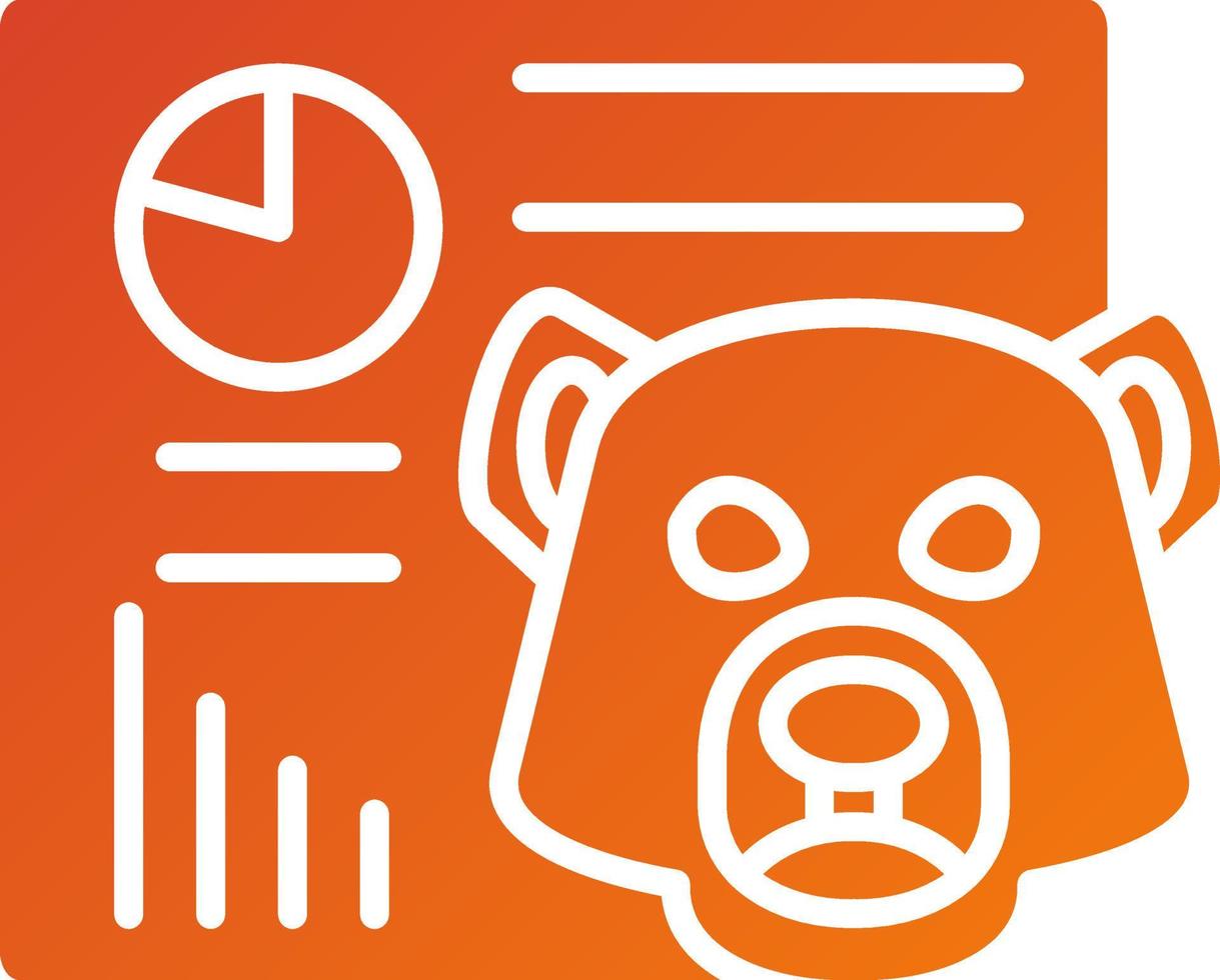 Bear Market Icon Style vector