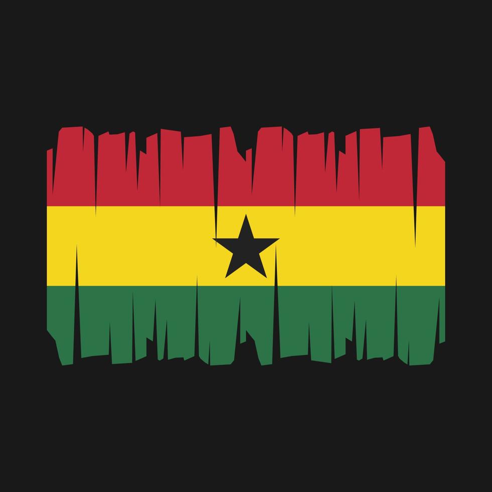 Ghana Flag Vector