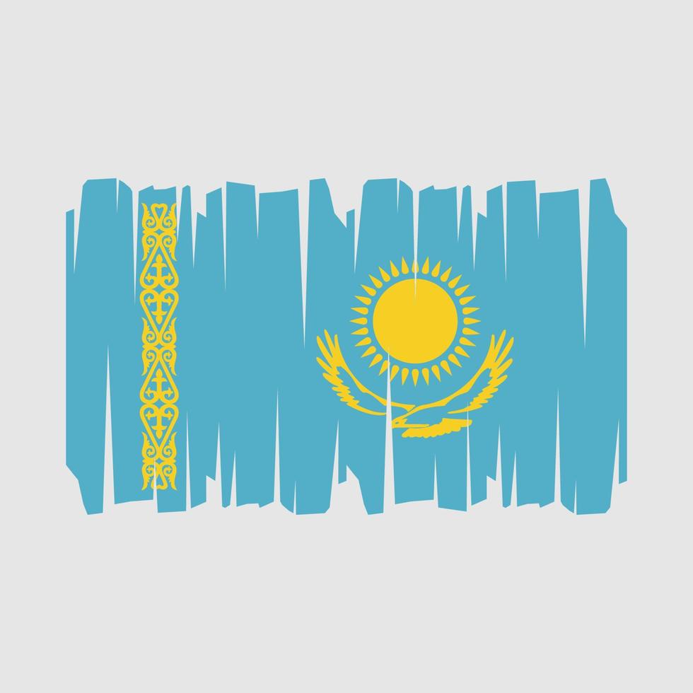vector de bandera de kazajstán