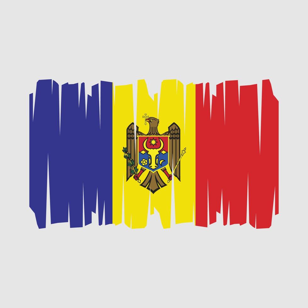 vector de bandera de moldavia