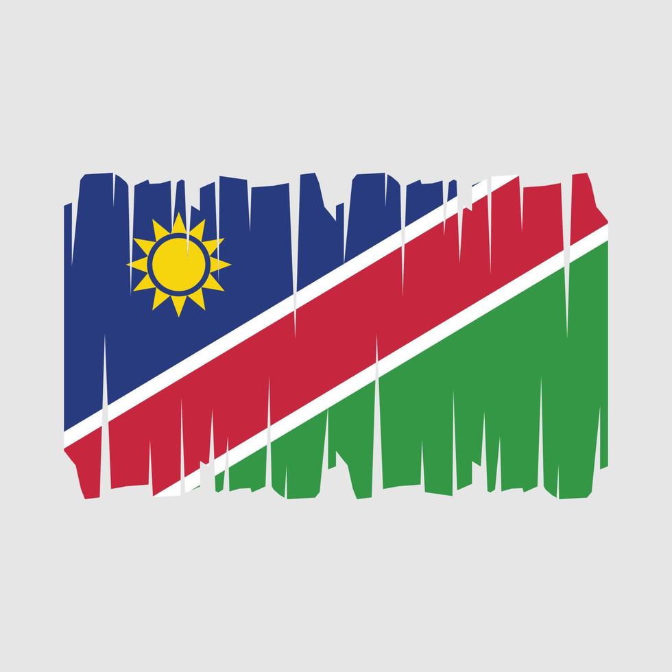vector de bandera de namibia