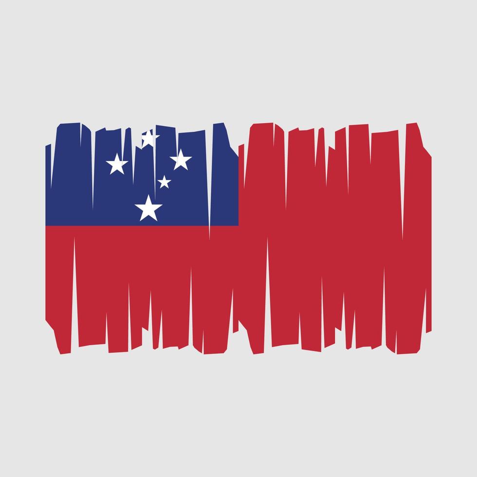 Samoa Flag Vector