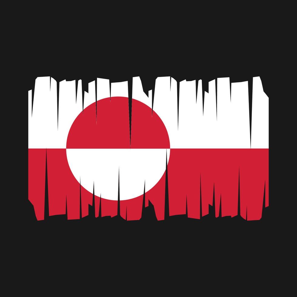 Greenland Flag Vector