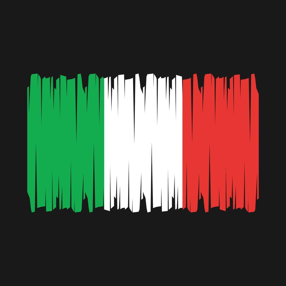 vector de bandera de italia