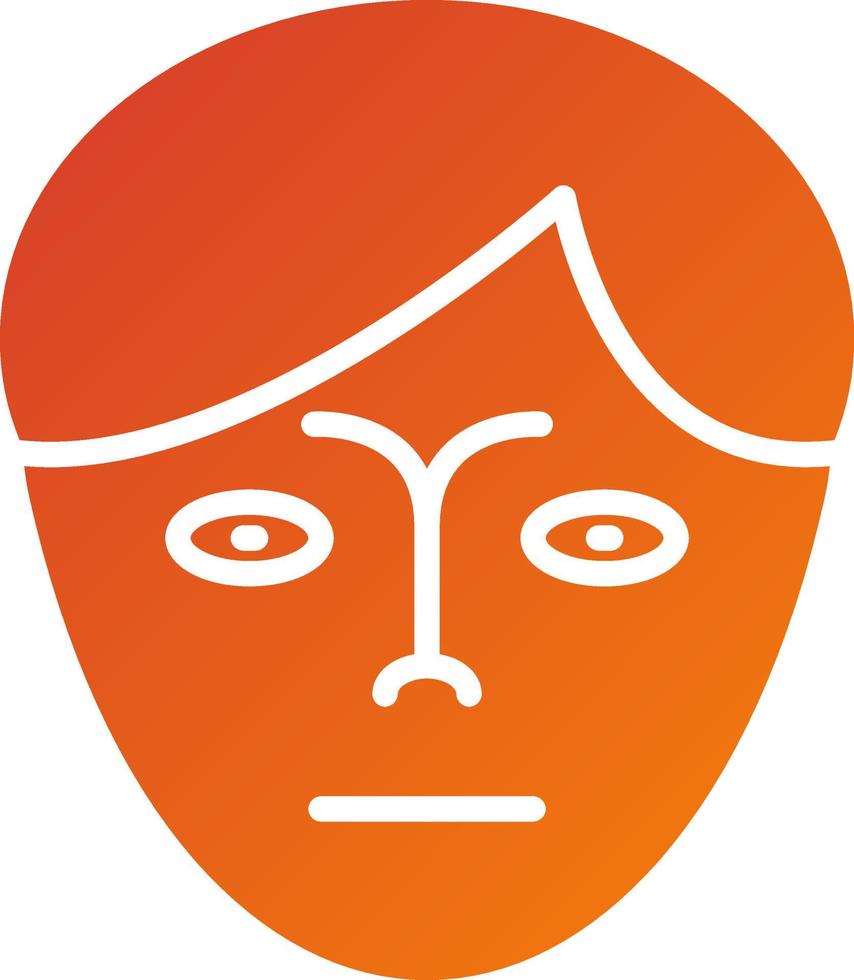 ot Face Icon Style vector