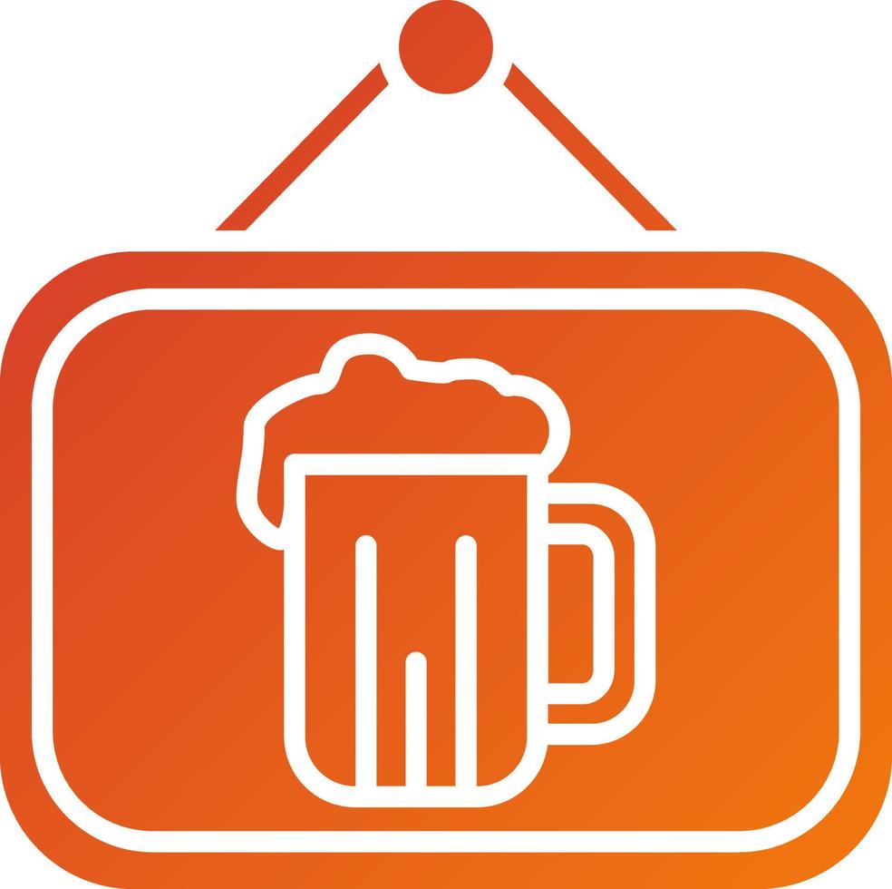 Oktoberfest bandera icono estilo vector