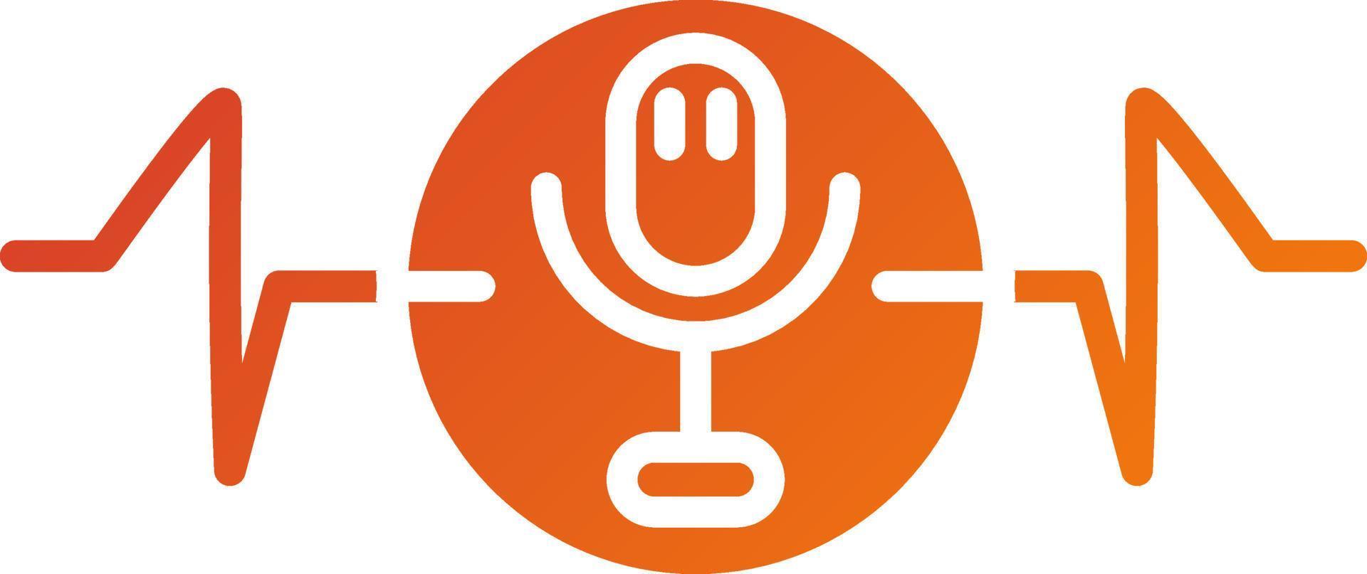 Voice Recognition Icon Style vector
