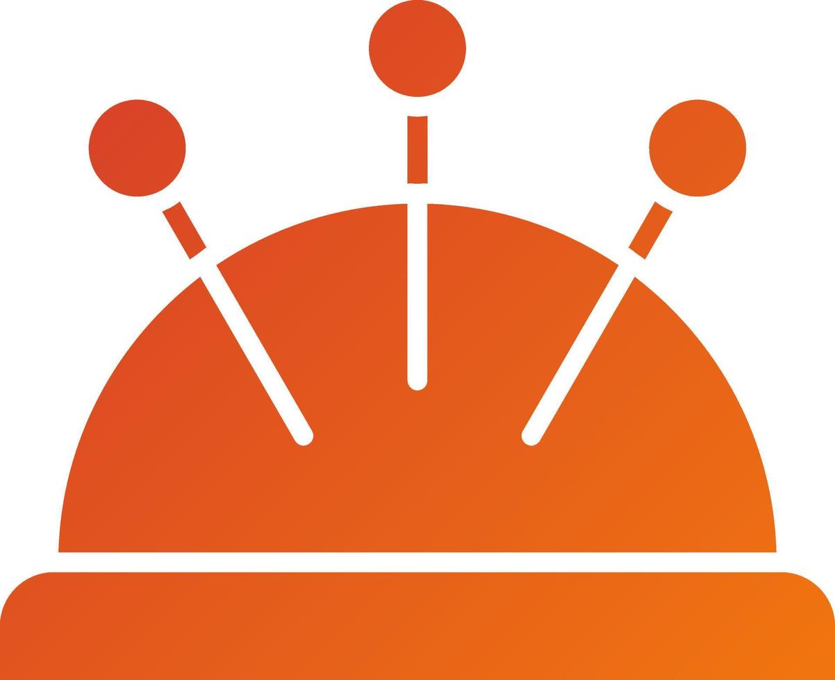 Pin Cushion Icon Style vector