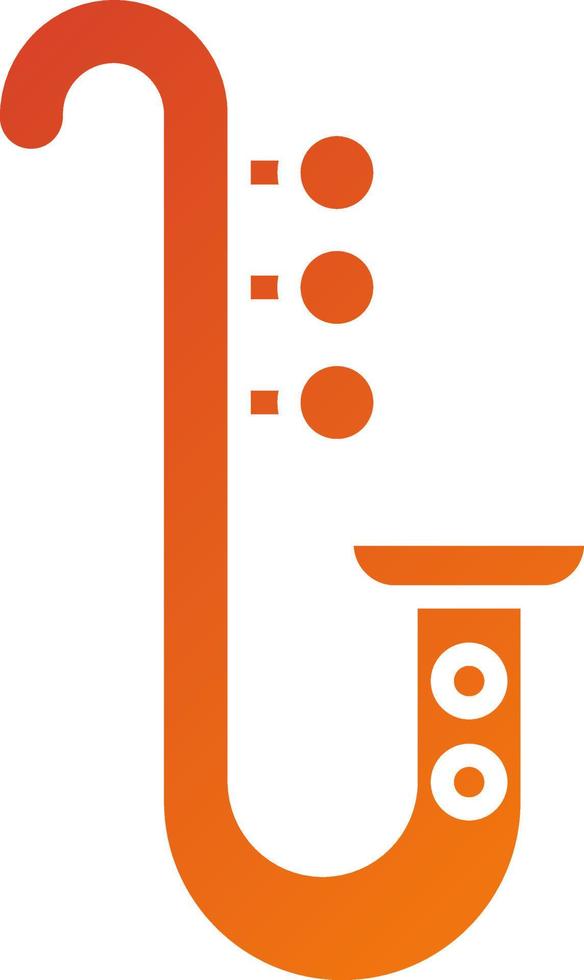 Saxophone Icon Style vector