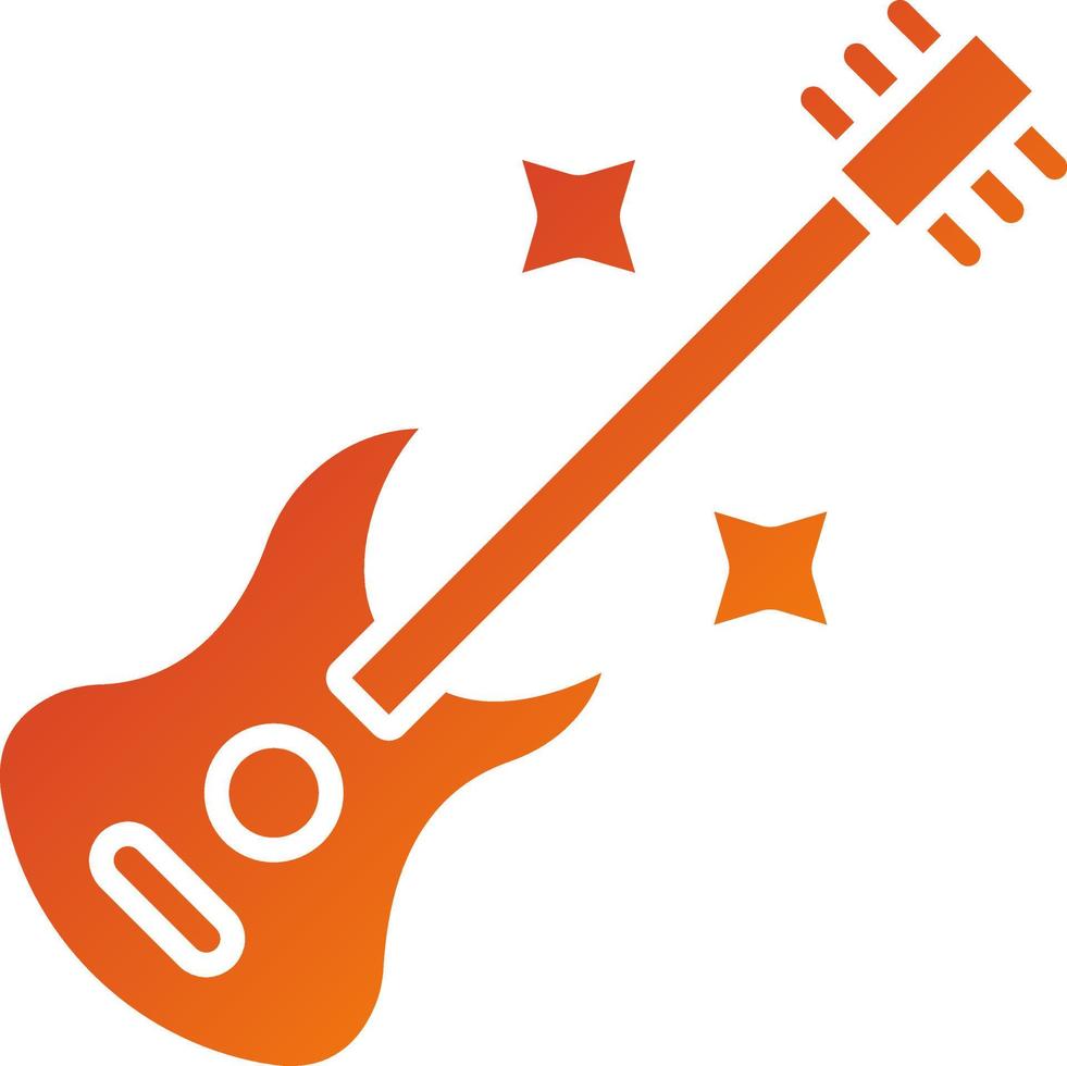 acústico icono estilo vector