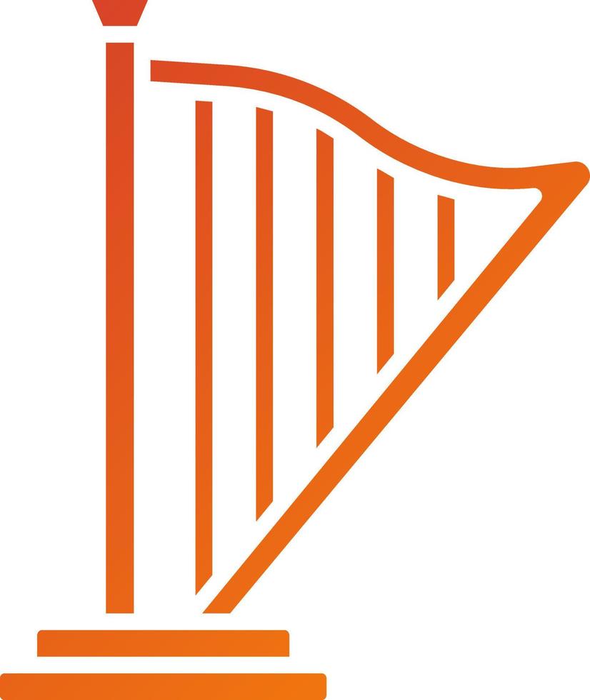 Harp Icon Style vector