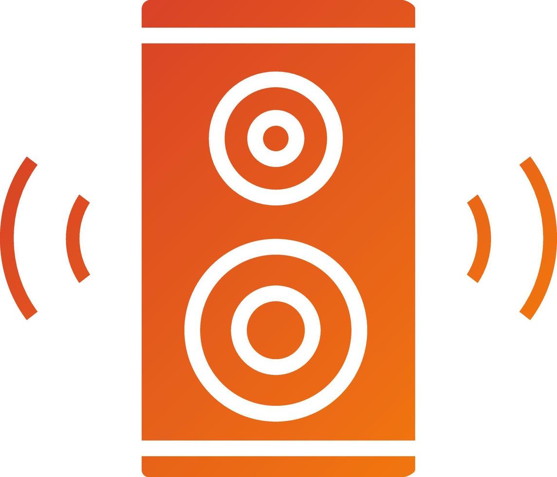 Smart Speaker Icon Style vector