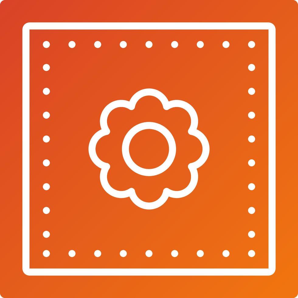 Painted Fabric Icon Style vector