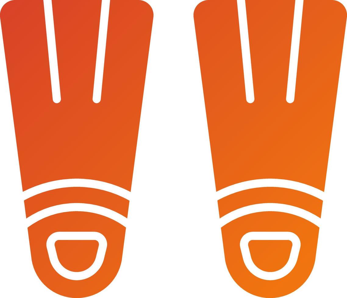 Fins Icon Style vector