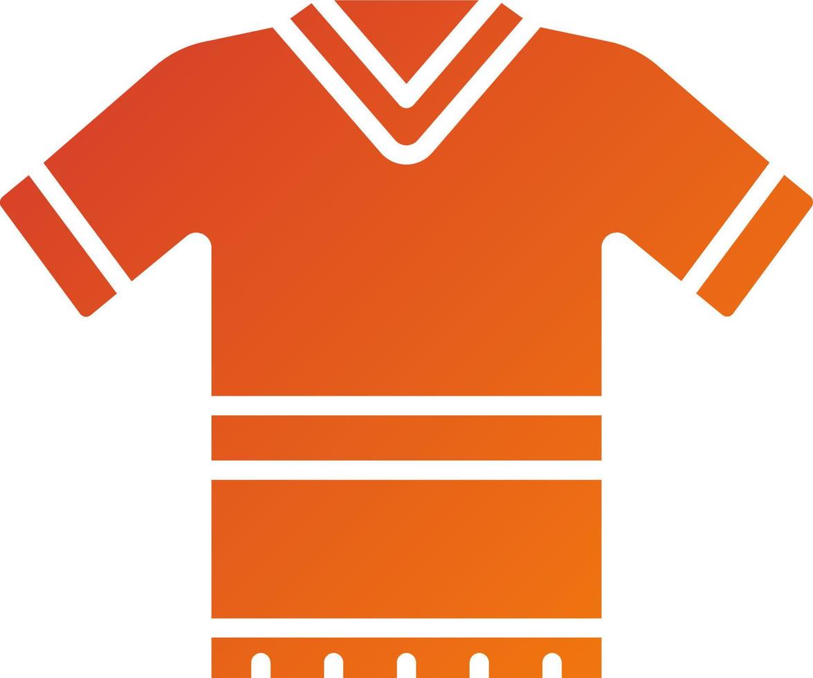 rugby camisa icono estilo vector