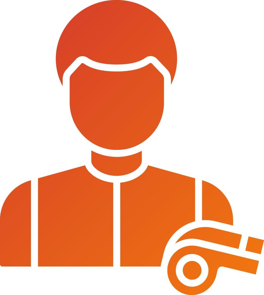 Referee Icon Style vector
