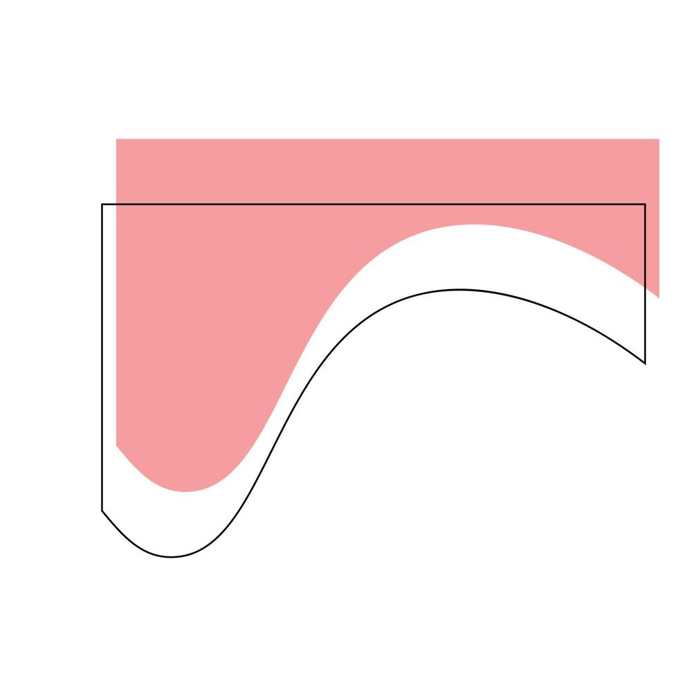 línea dinámica resumen formas vector