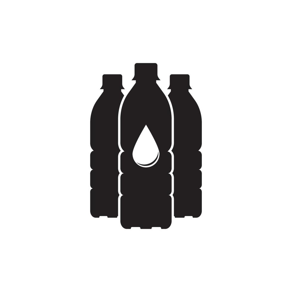 bebida botella icono, ilustración diseño modelo. vector
