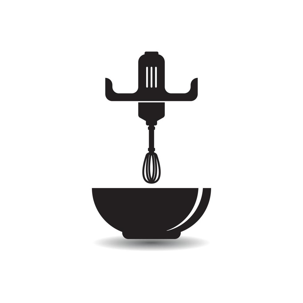 Hand mixer icon vector illustration simple design.