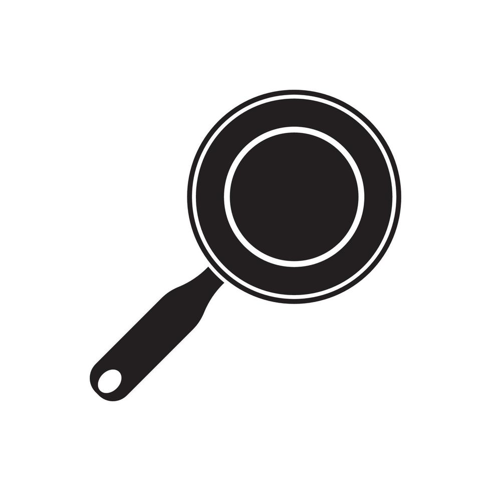 Teflon cooking utensil symbol icon, illustration design template. vector