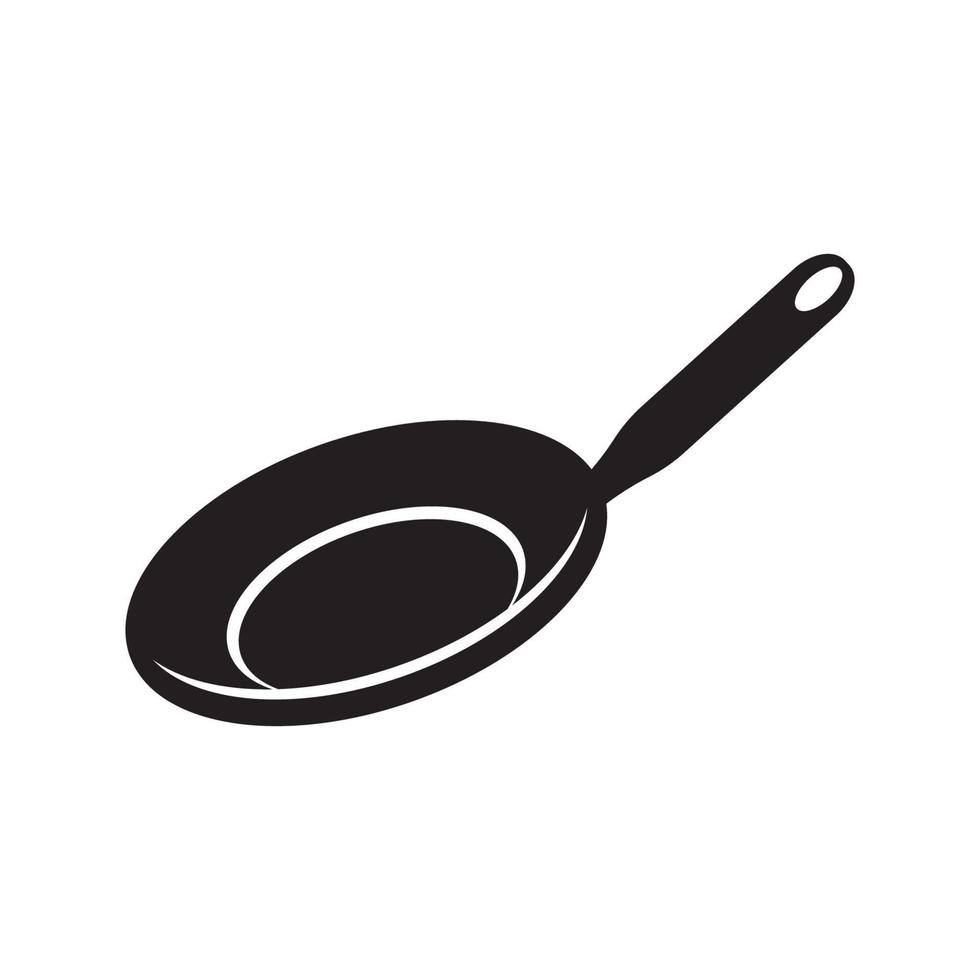 Teflon cooking utensil symbol icon, illustration design template. vector