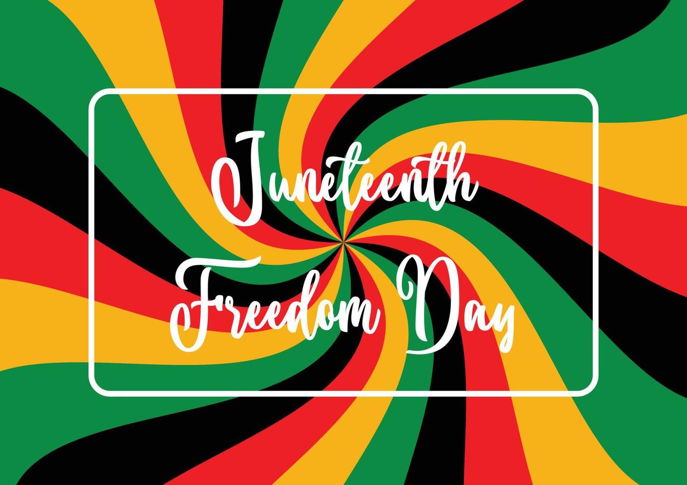 Juneteenth theme abstract background, freedom day, annual holiday. Vector design for banners, greeting cards, posters.