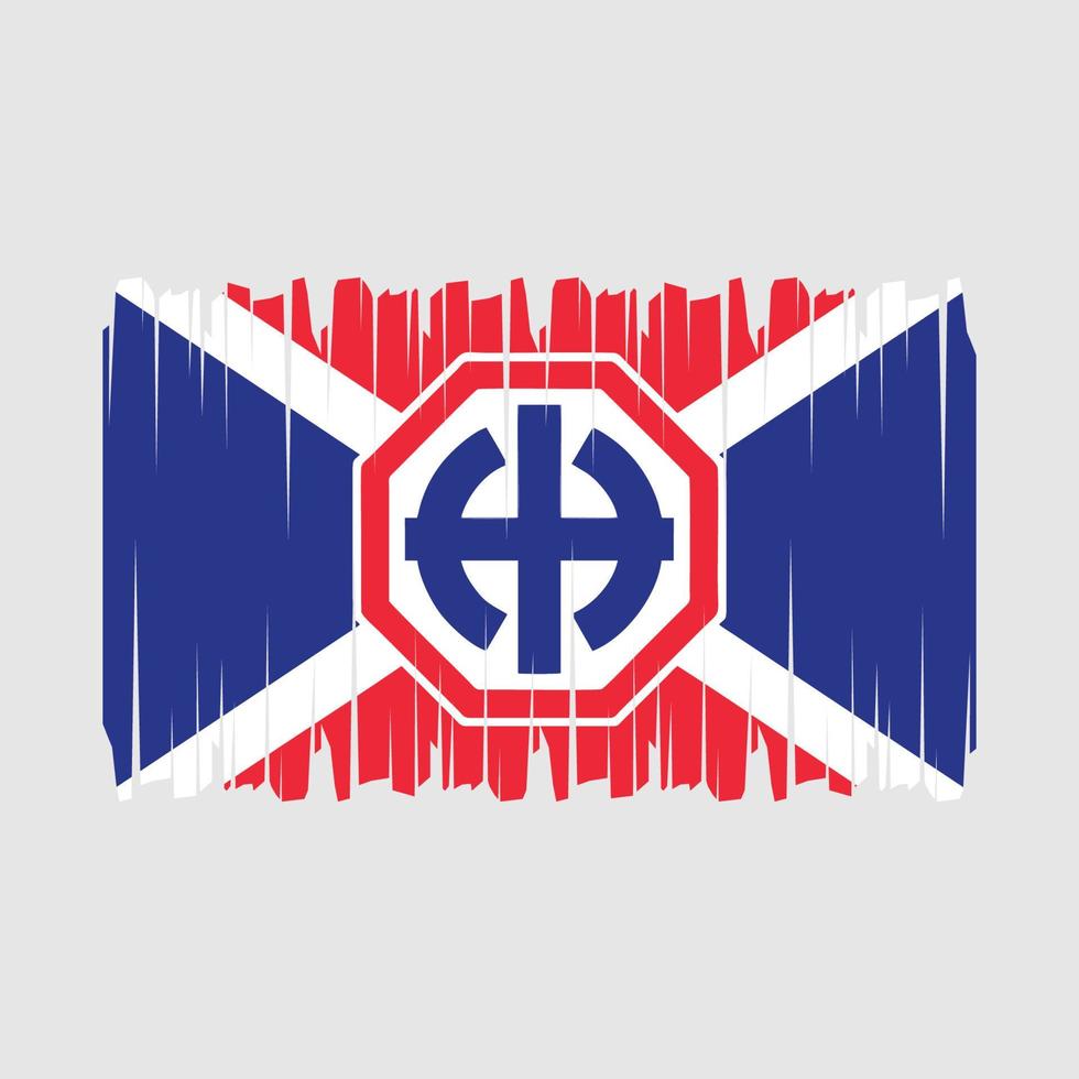 Soviet Flag Brush Vector