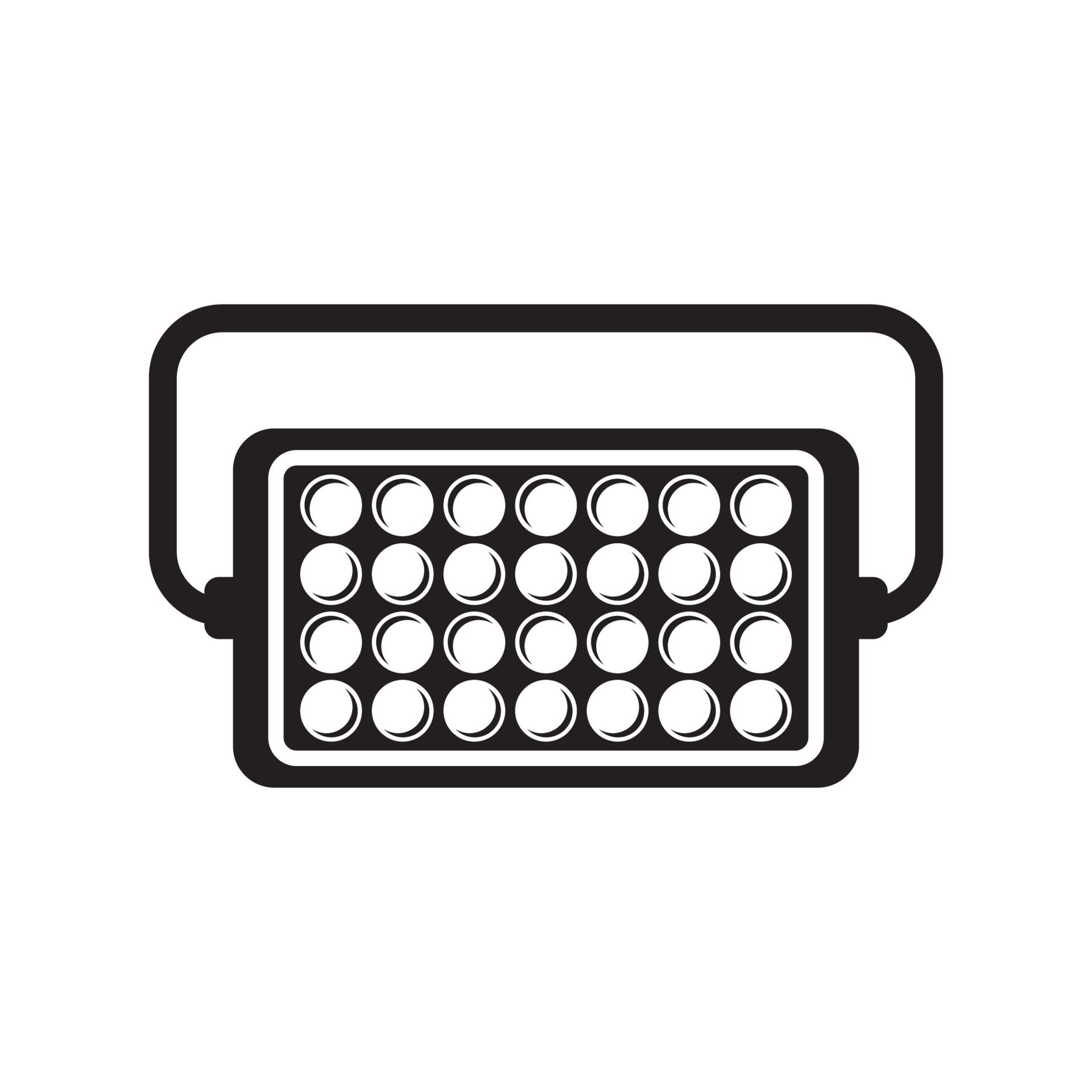 Stage light icon symbol,illustration design template. 21766972 Vector