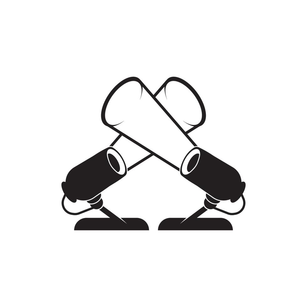 Stage light icon symbol,illustration design template. vector