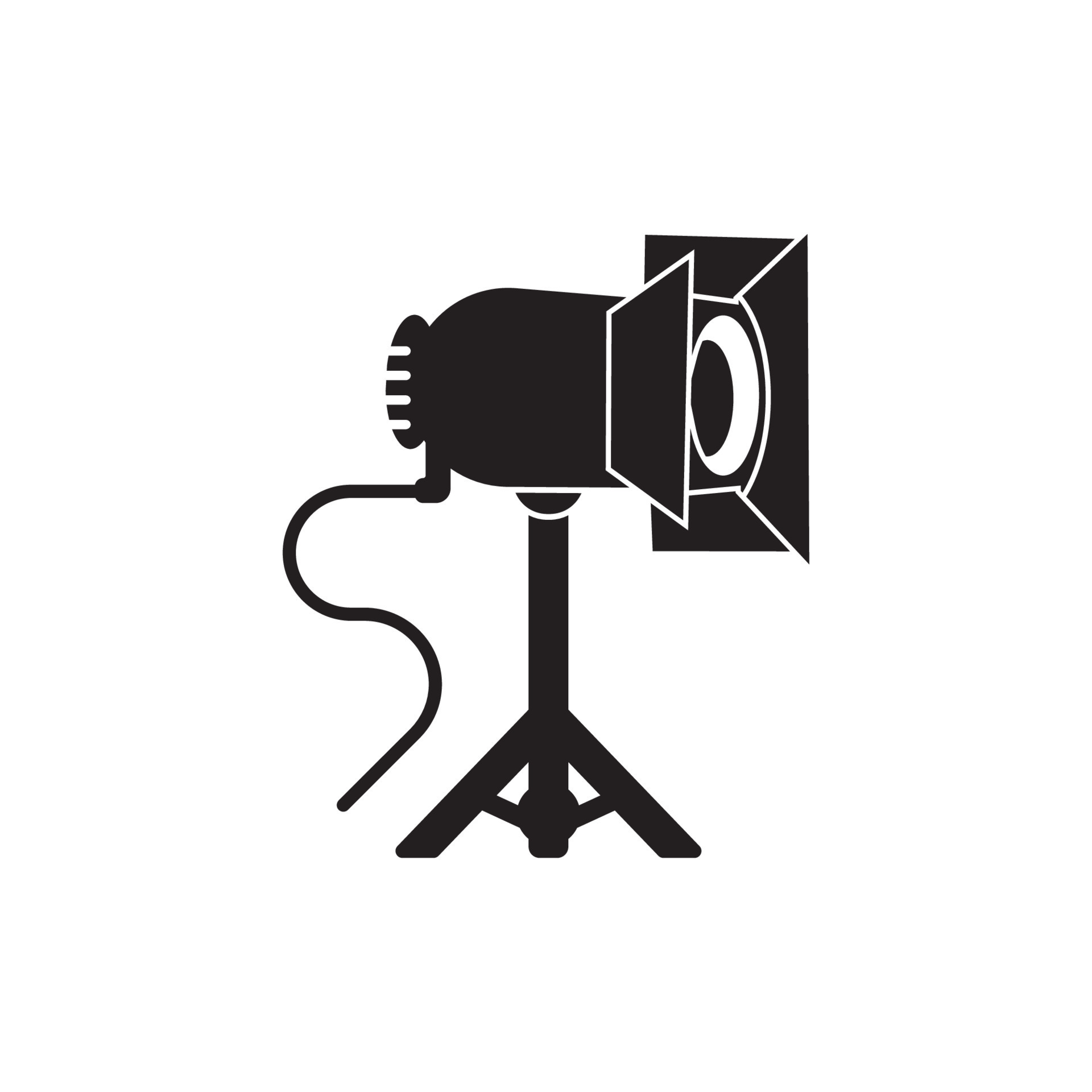 Stage light icon symbol,illustration design template. 21766977 Vector