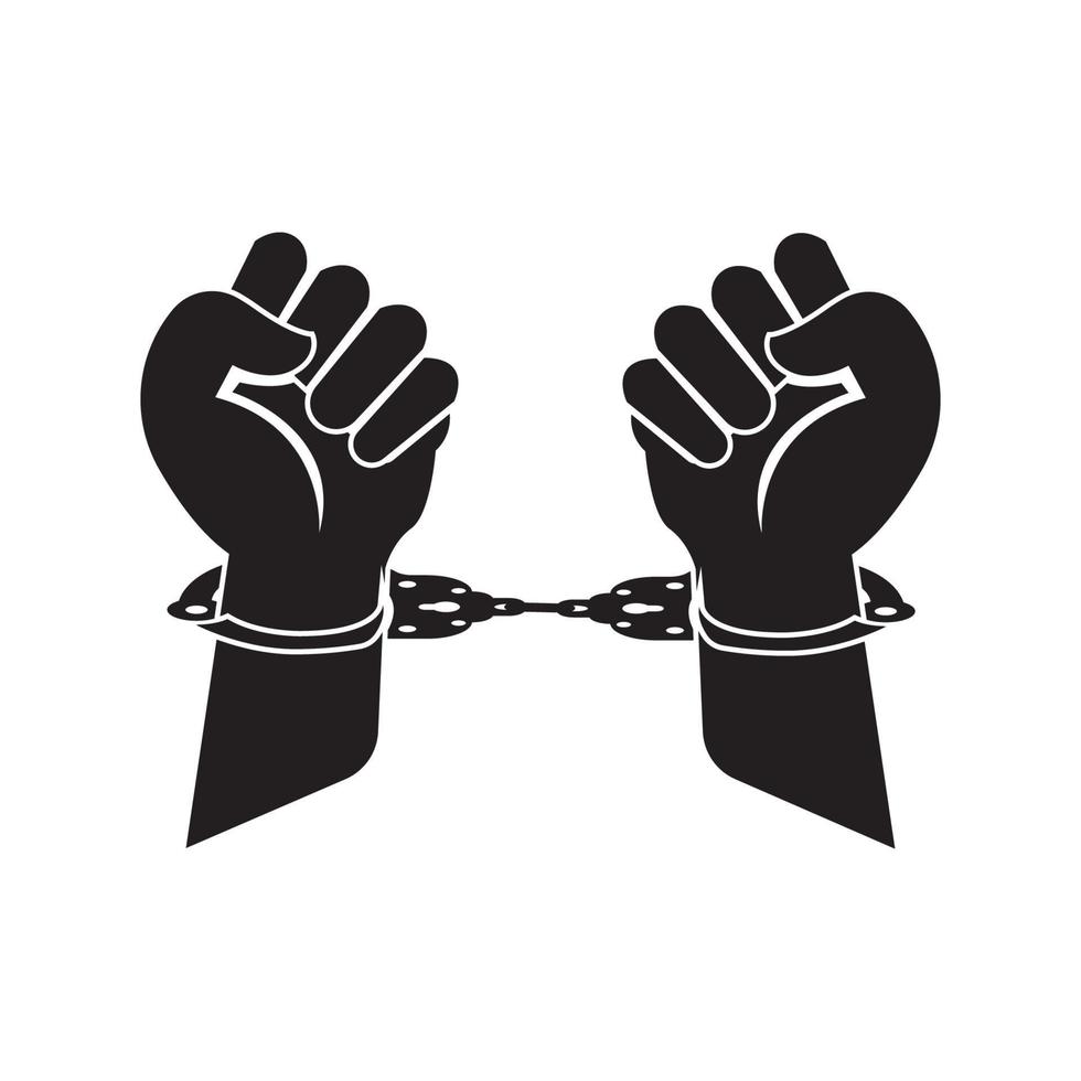 Handcuffs icon,logo vector illustration design template