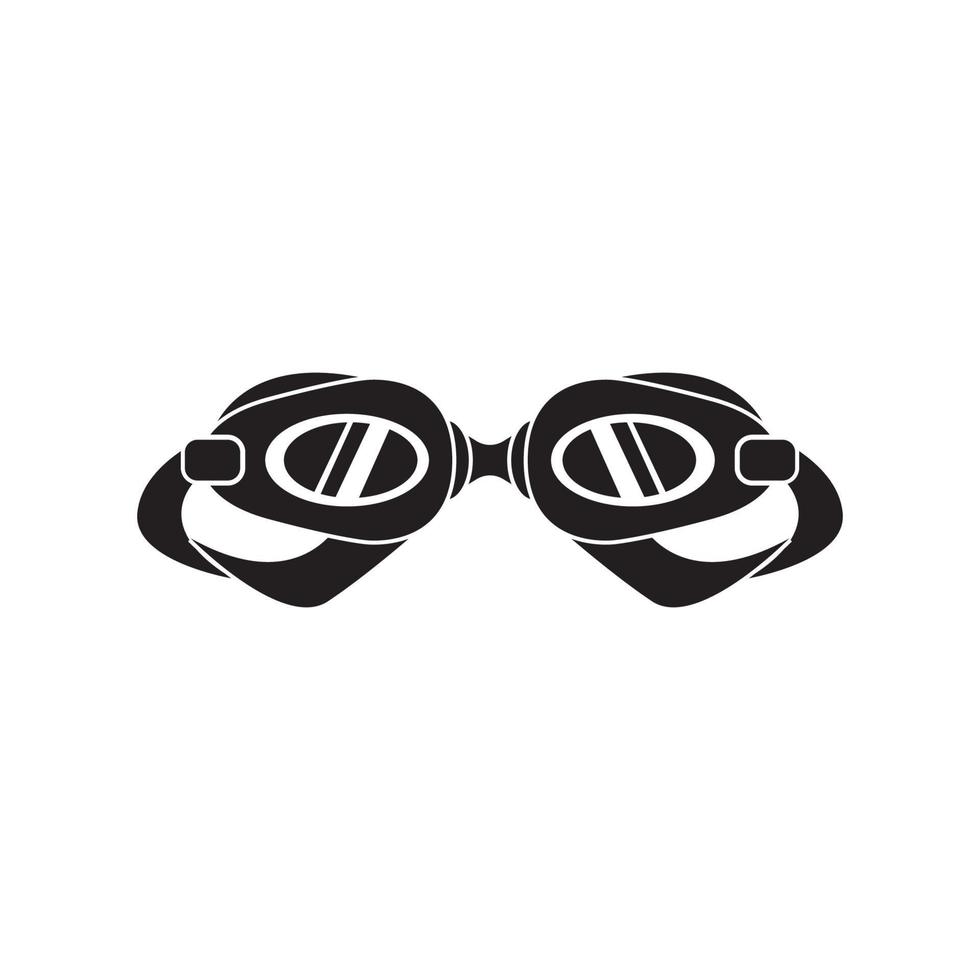 Swimming goggles icon symbol,illustration design template. vector