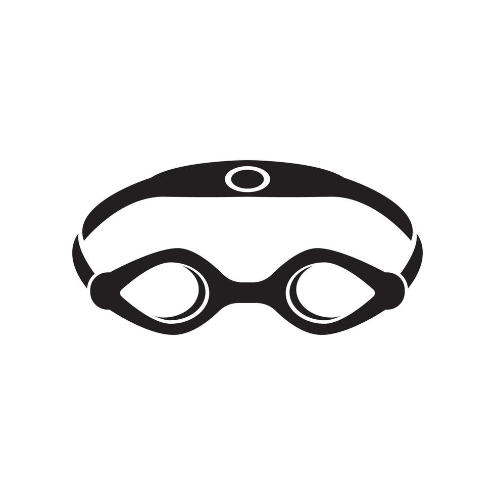 Swimming goggles icon symbol,illustration design template. vector
