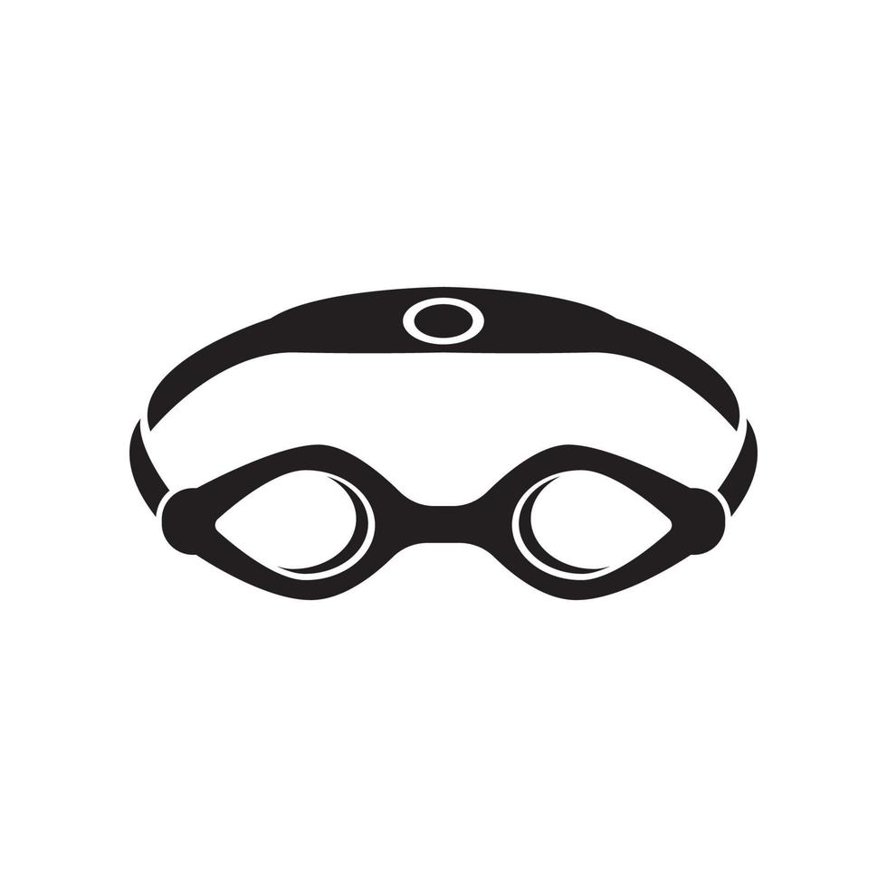 Swimming goggles icon symbol,illustration design template. vector