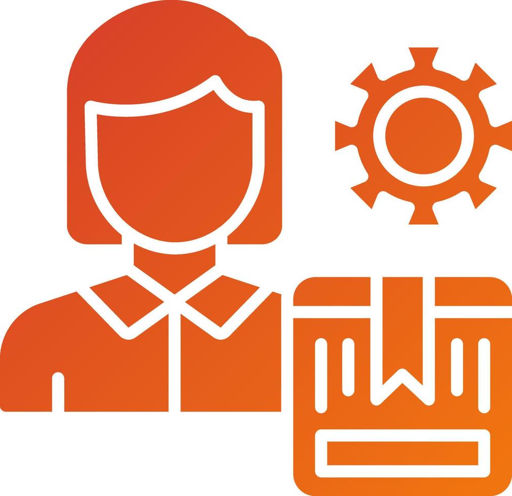 Product Manager Icon Style vector