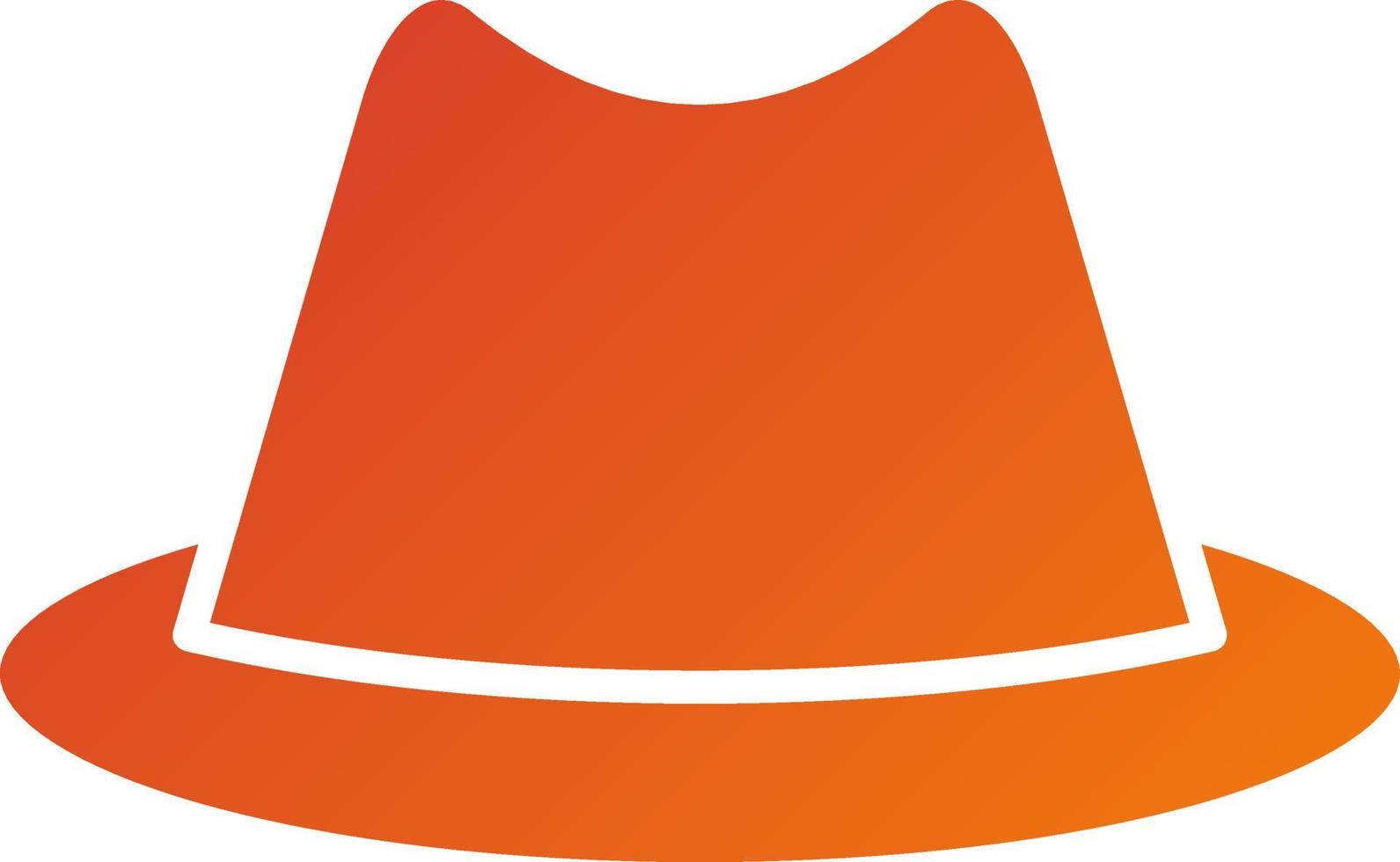 Cowboy Hat Icon Style vector