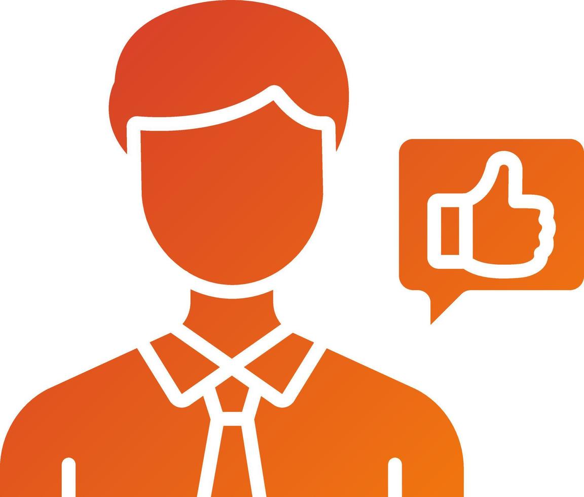 Good Leader Icon Style vector