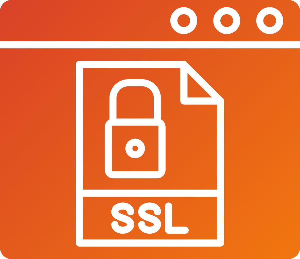 SSL Icon Style vector