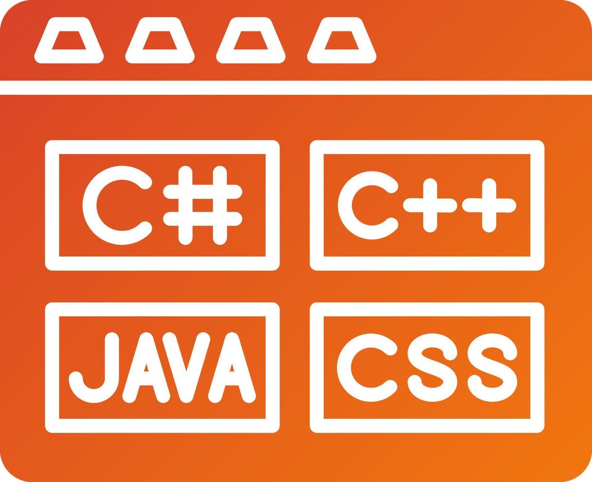 Coding Language Icon Style 21767420 Vector Art at Vecteezy